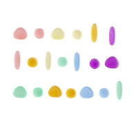 Игра на сенсомоторное развитие «Радужные Камешки» прозрачные - «globural.ru» - Рузаевка