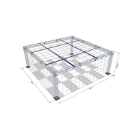Огражденное пространство с защитной сеткой для безопасного пилотирования 8х8х3м  - «globural.ru» - Рузаевка
