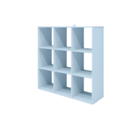 Стеллаж 9 секций белый - «globural.ru» - Рузаевка