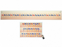 Интерактивный стенд-лента "Алфавит" адаптивный, с сенсорным пультом управления и планшетом со шрифтом Брайля (иностранный язык) - «globural.ru» - Рузаевка