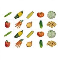 Комплект карточек. Серия наглядных пособий "Запоминай, играй, считай". Овощи. - «globural.ru» - Рузаевка