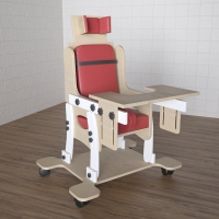 Стул для ребенка с ОВЗ «Новые горизонты» №2 со столешницей красный - «globural.ru» - Рузаевка