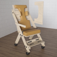 Стул для ребенка с ОВЗ «Новые горизонты» №4 со столешницей коричневый - «globural.ru» - Рузаевка