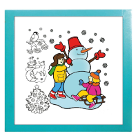 Настенный модуль «Раскраска - 75х75» - «globural.ru» - Рузаевка