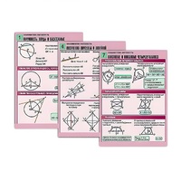 Комплект таблиц по геометрии "Планиметрия. Окружность" (8 табл., формат А1, лам.) - «globural.ru» - Рузаевка