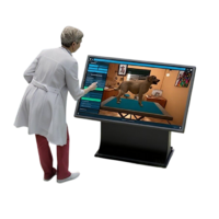 Виртуальный учебный комплекс «Процедурный тренажер ветеринарного врача». Комплектация интерактивный стол - «globural.ru» - Рузаевка