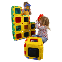 Набор Полидрон Гигант "Комплект встраиваемых цветных окон". Дополнительный набор - «globural.ru» - Рузаевка