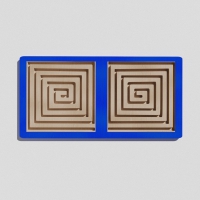 Такт-панель "Синий лабиринт №4" - «globural.ru» - Рузаевка