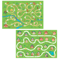 Тематическое поле-маршрутизатор «Домики/Сказка» для мини-робота Bee-Bot - «globural.ru» - Рузаевка