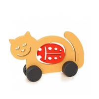 Каталка "Кот с  Божьей коровкой"  - «globural.ru» - Рузаевка