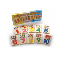 Деревянное домино "Фрукты и цифры" - «globural.ru» - Рузаевка