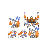 Развивающая игрушка "Закручивай и учись. Космическая миссия"  (50 элементов) - «globural.ru» - Рузаевка