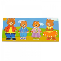 Деревянный пазл "Четыре медведя" - «globural.ru» - Рузаевка