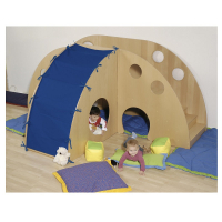 Игровой модульный трансформер: домик с текстильной крышей - «globural.ru» - Рузаевка