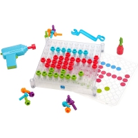 Развивающая игрушка "Закручивай и учись" (прозрачный, с карточками) - «globural.ru» - Рузаевка