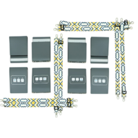 Комплект из 8 Коммуникативных книг с карточками PECS/ПЭКС (Маленькие, цвет серый) - «globural.ru» - Рузаевка