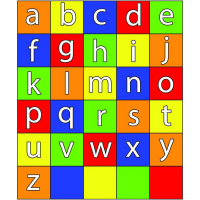 Тематическое поле-маршрутизатор «Английский алфавит» для мини-робота Bee-Bot - «globural.ru» - Рузаевка