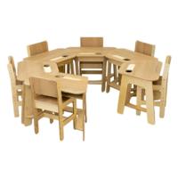Комплект детских столов и стульев для детей с 3 до 7 лет (6 комплектов) - «globural.ru» - Рузаевка