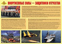 Плакат "Вооруженные Силы – защитники Отечества" - «globural.ru» - Рузаевка