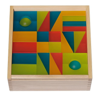 Набор полупрозрачных строительных кубиков 2 (84 элемента) - «globural.ru» - Рузаевка