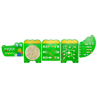 Тактильно-развивающая панель «Крокодил Дилли» - «globural.ru» - Рузаевка