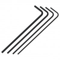 Набор из 4-х шестигранных ключей. Tetrix - «globural.ru» - Рузаевка