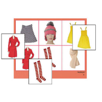 Лото "Одежда" (4 планшета, 24 карточки, цветное, ламинированное) - «globural.ru» - Рузаевка