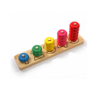 Пирамидки-счет Круги (5 в 1) - «globural.ru» - Рузаевка