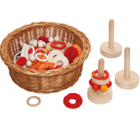 Набор из трех сенсорных пирамидок - «globural.ru» - Рузаевка