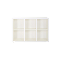 Стеллаж открытый 6 секций белый - «globural.ru» - Рузаевка