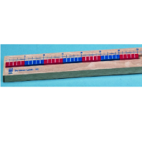 Счетная линейка для работы со счетным материалом, 1 метр. (Серия "От 1 до 100") - «globural.ru» - Рузаевка