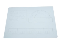 Пособие для слабовидящих детей "Координатная плоскость 3 вида, транспортир и линейка" - «globural.ru» - Рузаевка