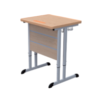 Стол ученический одноместный на плоскоовальной трубе 3-7 гр.р. - «globural.ru» - Рузаевка