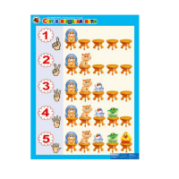 Комплект таблиц. Математика 3-4 года. "Считалочка". - «globural.ru» - Рузаевка