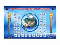 Электрифицированный стенд "Виды состязаний современных Олимпийских игр" - «globural.ru» - Рузаевка