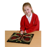 Набор Узорная шнуровка №2 (Набор черных панелей для создания композиций) - «globural.ru» - Рузаевка