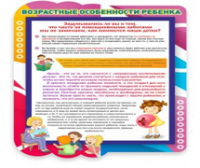 Стенд "Возрастные особенности ребенка" - «globural.ru» - Рузаевка
