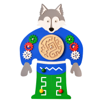 Бизиборд «Волчок- Серый Бочок» - «globural.ru» - Рузаевка