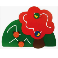 Настенный развивающий модуль "Яблонька" - «globural.ru» - Рузаевка