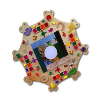 Тактильный диск с декоративными элементами (вариант 1) - «globural.ru» - Рузаевка