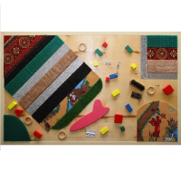 Тактильная панель с декоративными элементами «Материалы» - «globural.ru» - Рузаевка