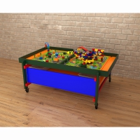 STEAM Многофункциональный стол Весёлые пчёлки оранжевый - «globural.ru» - Рузаевка