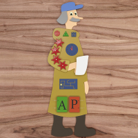 Бизиборд "Почтальон Печкин" - «globural.ru» - Рузаевка