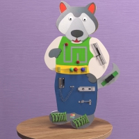 Бизиборд «Волчок-серый бочок» - «globural.ru» - Рузаевка