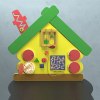 Бизиборд "Волшебный теремок" - «globural.ru» - Рузаевка