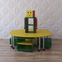 Модульный стеллаж "Весёлый робот" - «globural.ru» - Рузаевка