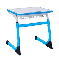 Парта одноместная Smarty с полиуретановой кромкой регулируемая по высоте - «globural.ru» - Рузаевка