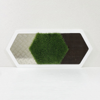 Декоративная тактильная панель 3в1 - «Сталь, Трава, Колючки» - «globural.ru» - Рузаевка