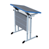 Стол ученический одноместный с наклоняемой столешницей 3-7 гр.р. - «globural.ru» - Рузаевка