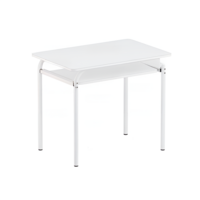 Стол компьютерный на металлокаркассе (белый) - «globural.ru» - Рузаевка